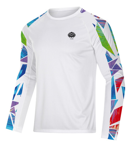 Camisa Hombre Deportiva Manga Larga De Protección Solar