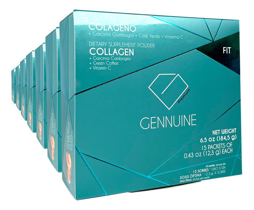 7 Meses 14 Gennuine Fit Colageno Hidrolizado Bebible