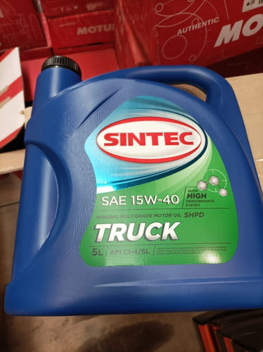 Aceite Camión Sintec 15w40 Api Ci-4 5l