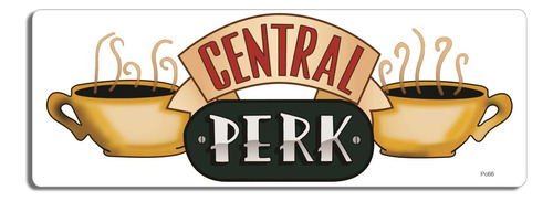 Central Perk - Tributo A La Tv Show - Adhesivo Para Parachoq