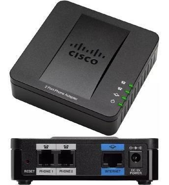 Gateway Cisco Ata Spa112 Adaptador Telefono 2 Puertos Voip