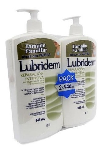 Lubriderm Crema Corporal Reparación 2 Unidades / 946 Ml