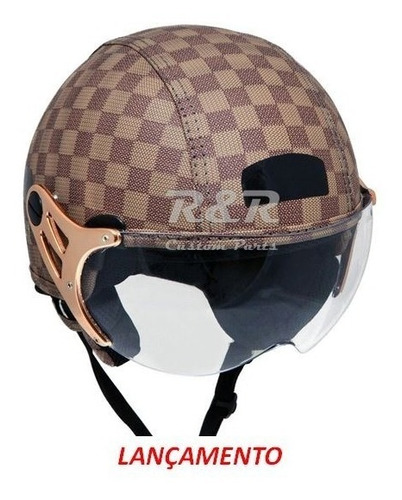 Capacete Kraft Aberto Harley Drag Shadow Boulevard 57 Bege