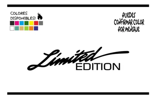 comprar Calcomanias Limited Edition De Carro Moto Sticker Tuning