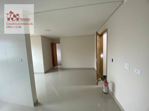 Imagem 7 de 15 de Cobertura Com 95 M² Total - 2 Dormitórios, 2 Vagas - À Venda Por R$ 350.000 - Vila Progresso - Santo André/sp - Co0942