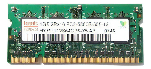 Memória RAM  1GB 1 SK hynix HYMP112S64CP6-Y5