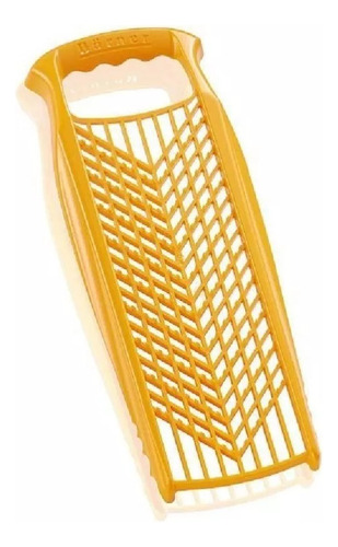 Rallador De Verduras Fino Grueso 2 En 1 Borner Reibe Power Color Naranja