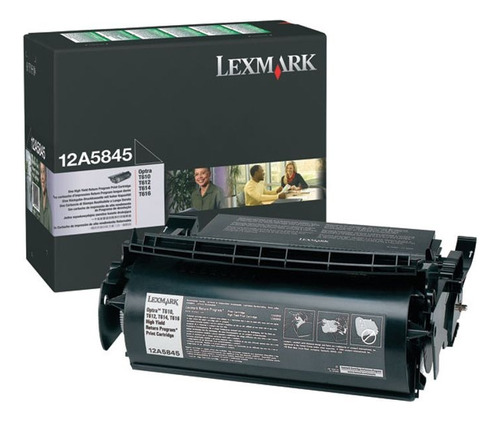 Tóner Lexmark 12a5845 Color Negro