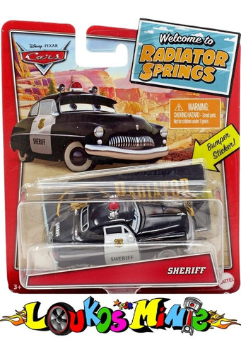 Disney Cars Radiator Springs Sheriff - Xerife Lacrado