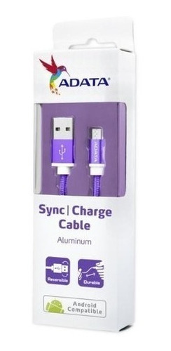 Cable Adata Para Android Usb A Micro Usb - Morado