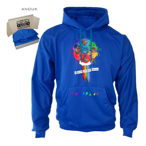 Imagen 3 de 10 de Buzo Hoodie Personalizado Saco Coldplay Estampado Unisex R2