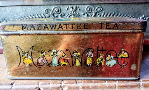 Lata Antigua Mazawattee Te Ingles Original Pulperia (Usado)