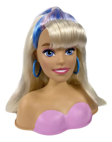 Boneca Barbie Busto Styling Head Totally Hair Pupee - Mattel