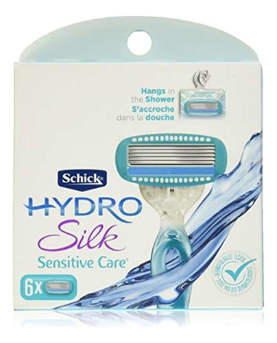 Schick Hydro Silk Sensitive Care Repuesto Para Hojas De Afei