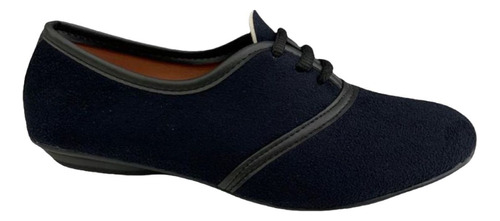 Sapato Oxford Baixo Preto Sapatilha Feminino Na Promoçao 