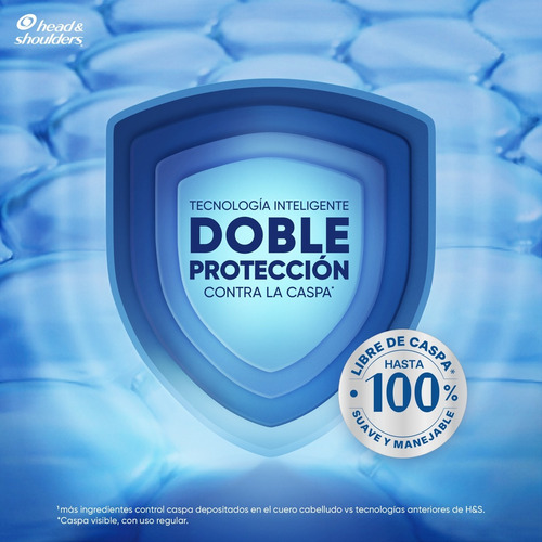 Shampoo Head & Shoulders Hidratación, 180 Ml
