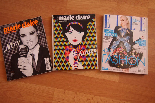 Revistas Marie Claire Y Elle, Octubre 2012 En Ruso E Inglés