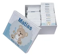 Comprar 100 Chocolates Personalizados Para Nacimiento De Niño