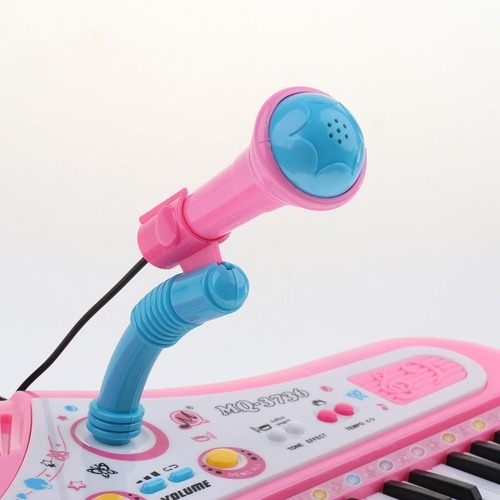 1 Teclado De Piano Electrónico De Juguete De 37 Teclas Con