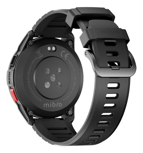 Reloj Inteligente Mibro Watch Gs Active 47mm 1,3'' Negro Diseño De La Malla Lisa