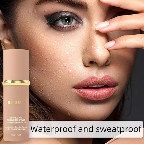 Forever Blue Protector Solar, Base De Maquillaje Barubt,