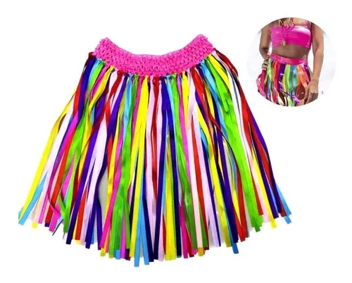 Saia colorida best sale carnaval