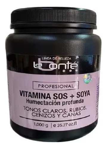 Vitamina Sos Soya Labonte P/ Cabellos Rubios 1 Kilo Original