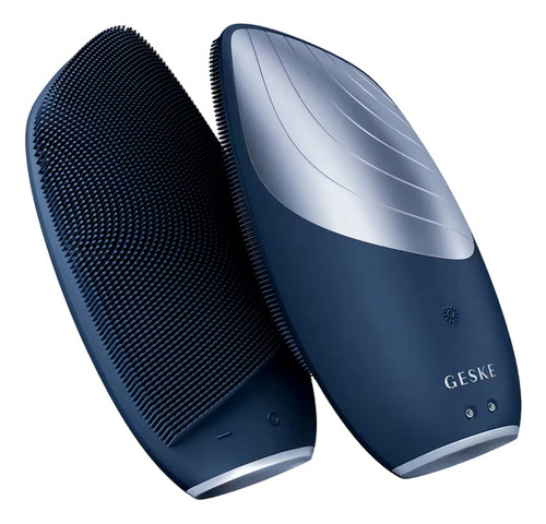 Geske Cepillo Facial Térmico 6 En 1 Para Limpieza Sónica Color Azul Medianoche