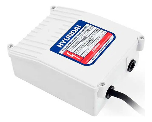 Bomba Sumergible Hyundai 2 Hp Bifásica De Pozo Hywp2020g Color Plateado 2 Pulgadas 65 Metros