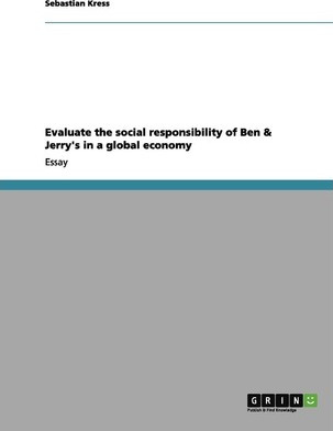 Libro Evaluate The Social Responsibility Of Ben & Jerry's...
