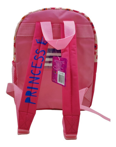 Imagen 4 de 4 de Princesas Mochila Espalda Jardin 12 PuLG Disney Magic Edu Color Rosa 81500