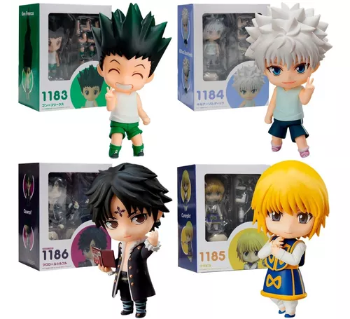 Hunter × Hunter. Killua Zoldyck mudável rosto nendoroid q versão de ação  figura anime figuras personagens brinquedos decorações de desktop presente  para crianças AIWQR