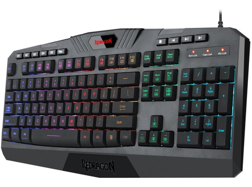 Imagen 4 de 5 de Kit Gamer Teclado Mouse Auriculares Pad Redragon Pc Xbox Ps4
