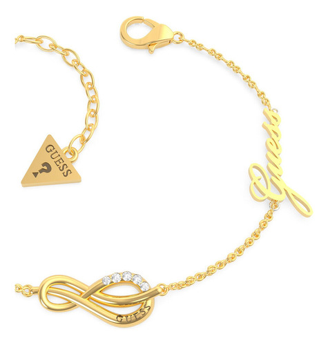 Pulsera Guess Amor Infinito Mujer Color Oro