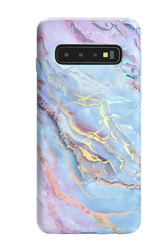 Funda Para Samsung Galaxy S10 Plus | Holografico Marmol L...