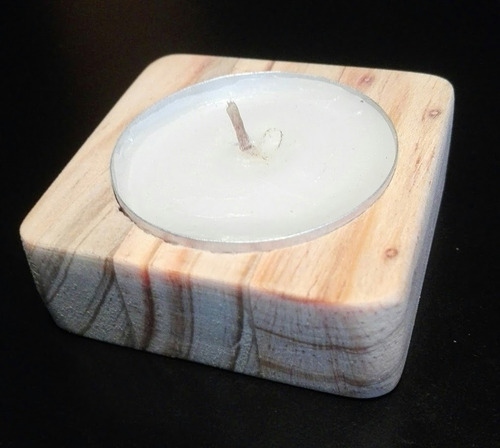 Imagen 4 de 5 de Porta Vela, Tealight 1 Vela 4,5x4,5x1,2 Cm Spa Jacuzzi