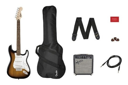 Guitarra Fender® Squier® Strat® Frontman®® 10g Kit