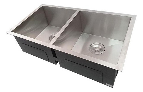 Cubeta de reciclaje cuadrada de acero inoxidable 304, gourmet, plana, 78 x 40