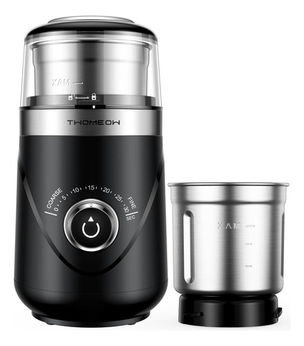 Molinillo De Café Twomeow, Molinillo Eléctrico Ajustable Con