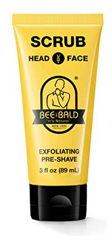 Exfoliante Pre-afeitado Bee Bald - 3 Fl. Oz.