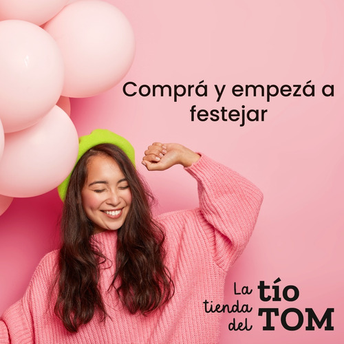 Imagen 4 de 4 de Cortina Rosa Gold Metalizada Lluvia Fondo Cumpleaños Deco