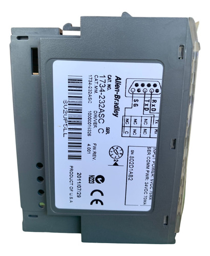 Allen-bradley 1734-232asc Módulo De Interface Ascii Point Io