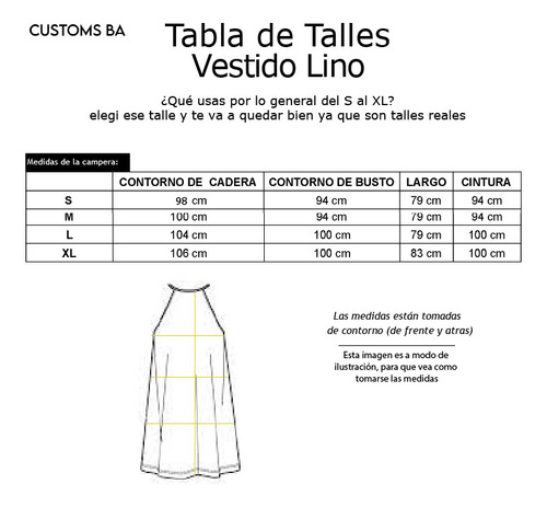 Vestido Lino
