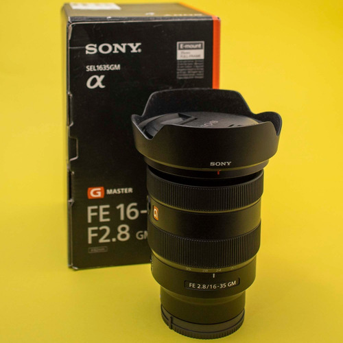 Sony Fe 16-35mm F/2.8 Gm R$11800 A Vista
