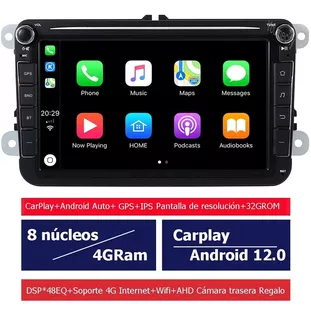 Auto Estereo Radio Para Vw Jetta Amarok Bora Mk6 Gol Beetle