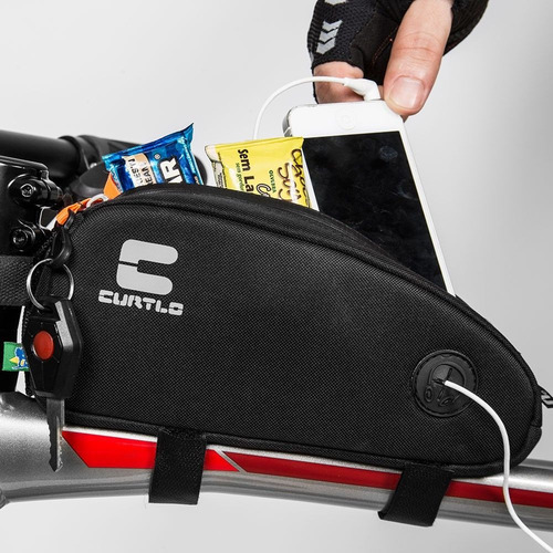 Imagem 4 de 4 de Bolsa Para Quadro De Bicicleta Curtlo Frame Box 0,8 Litro