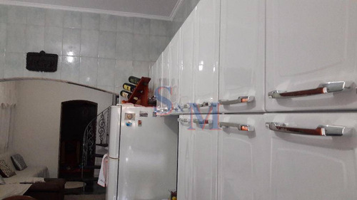 Imagem 11 de 30 de Sobrado Residencial À Venda, Cidade São Jorge, Santo André. - So0070