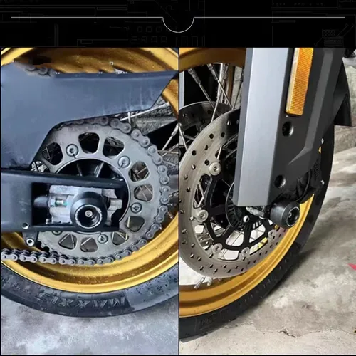 Deslizadores De Eje De Rueda Para Yamaha Fz-09 Mt-09 Tracer