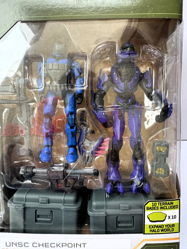 Halo Unsc Chekpoint Con Spartan Gungir Y Mercenario Elite (Usado)