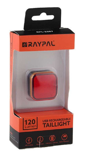 Luz Trasera Raypal 120 Lumens Recargable Usb Impermeable